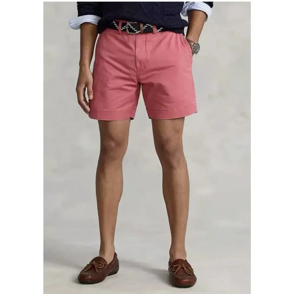 Vintage 90s Mens 38 Pleated Front Salmon Prep Old Money Golf Short Izod Pink